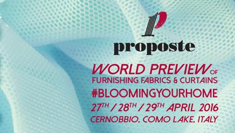 PROPOSTE FAIR 2016 – LAKE COMO (MILAN)